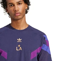 Men's adidas Originals  Navy LA Galaxy Culturewear Collection Fashion Jersey