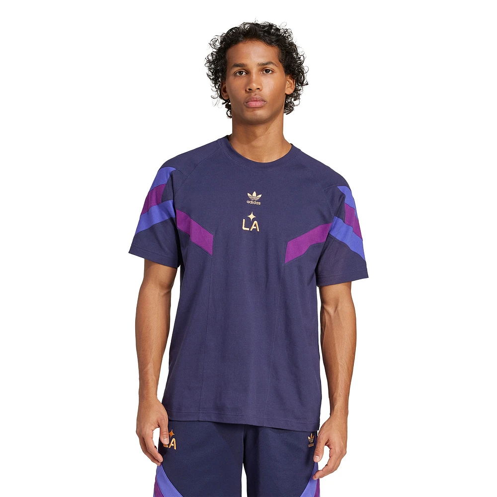 Men's adidas Originals Navy LA Galaxy Culturewear Collection Fashion Jersey