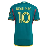 Men's adidas Riqui Puig Green LA Galaxy 2024 Kit Authentic Player Jersey