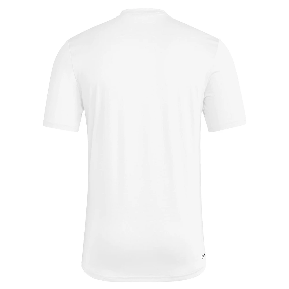 Men's adidas  White LA Galaxy 2025 Jersey Hook AEROREADY T-Shirt