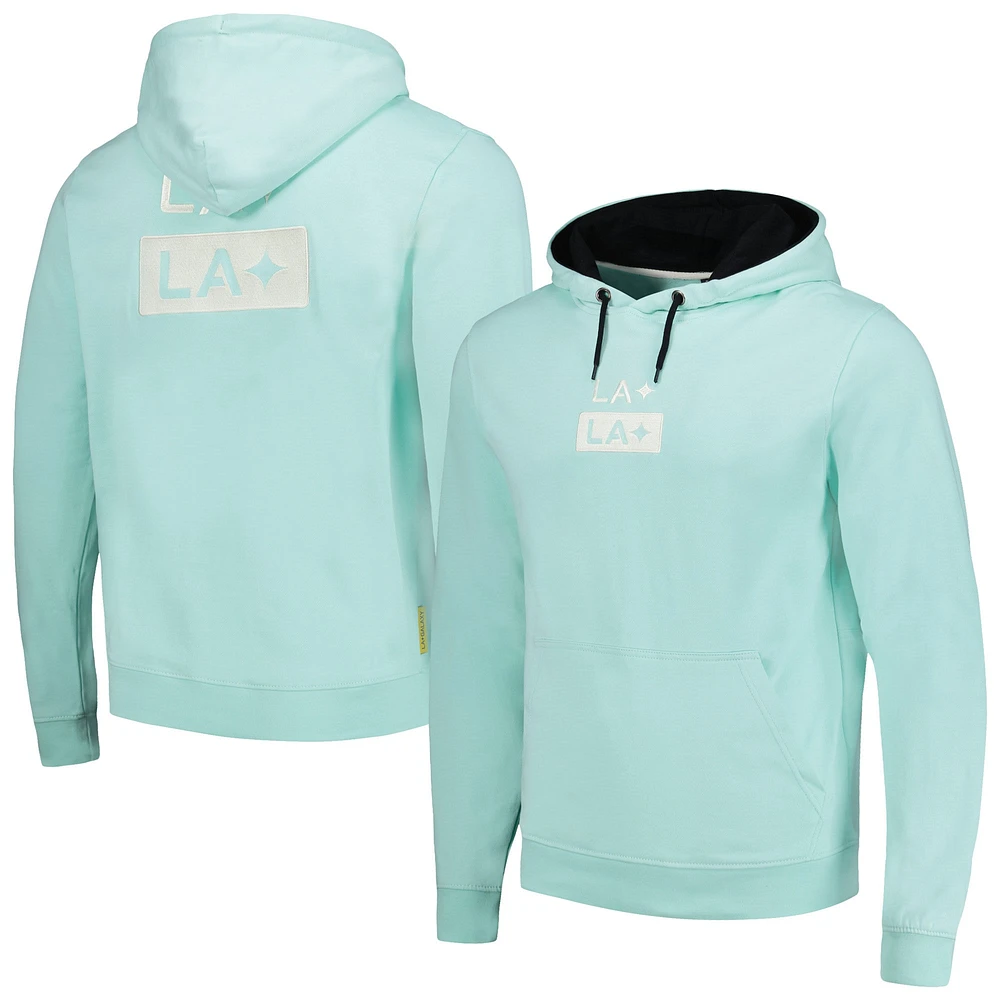 Sweat à capuche Aqua LA Galaxy Stacked pour homme