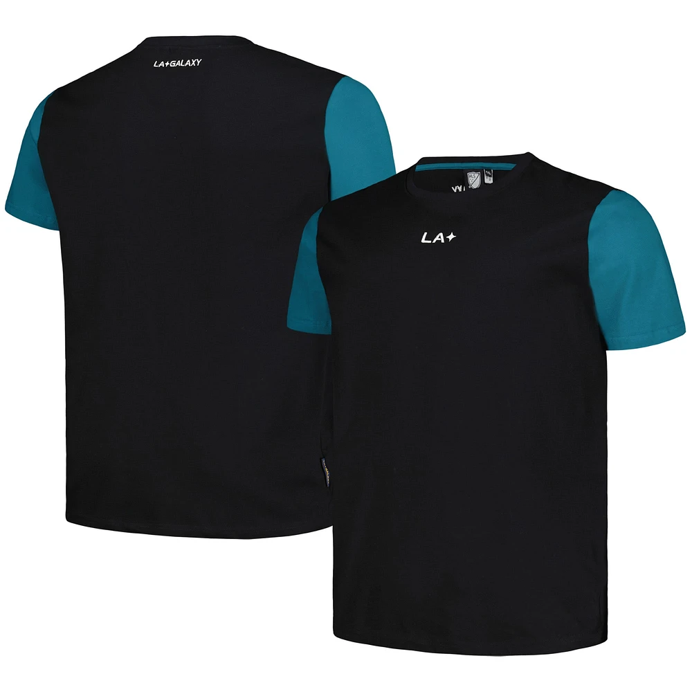 T-shirt homme noir color-block LA Galaxy