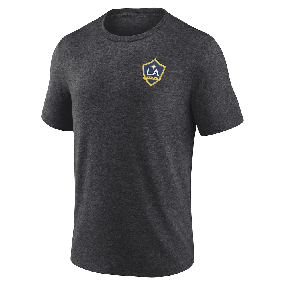 Men's Fanatics Charcoal LA Galaxy Full Circle Tri-Blend T-Shirt