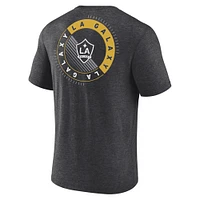 Men's Fanatics Charcoal LA Galaxy Full Circle Tri-Blend T-Shirt