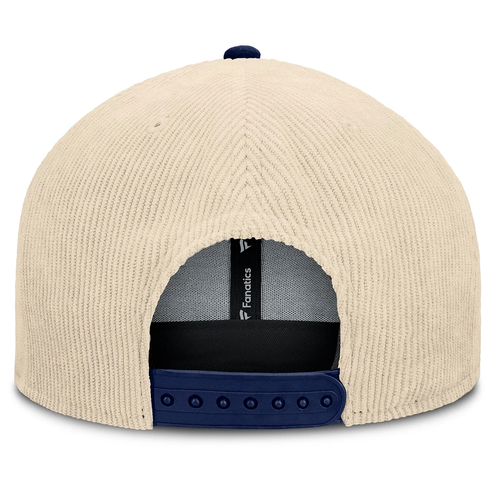 V110793 LA Glx 0DE7 NUT S25 Casquette à visière en velours côtelé Tempo pour homme HATMENSNP 040T-0DE7-ESR-S1H #1