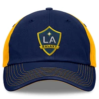 Men's Fanatics Navy/Gold LA Galaxy Iconic Blocked Fundamental Adjustable Hat