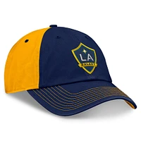 Casquette ajustable fondamentale bloquée LA Galaxy Fanatics pour hommes, bleu marine/or