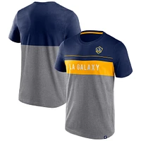 Men's Fanatics Navy/Gray LA Galaxy Striking Distance T-Shirt