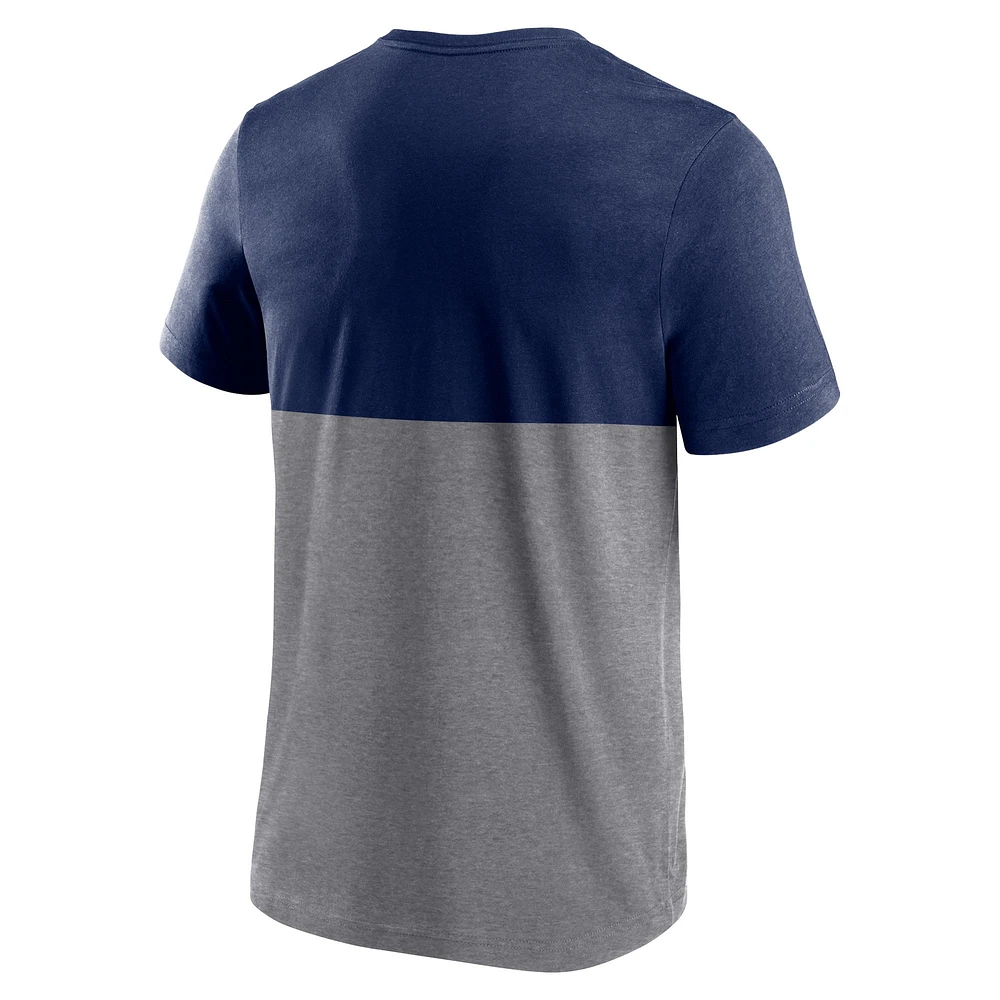 T-shirt Fanatics bleu marine/gris LA Galaxy Striking Distance pour hommes