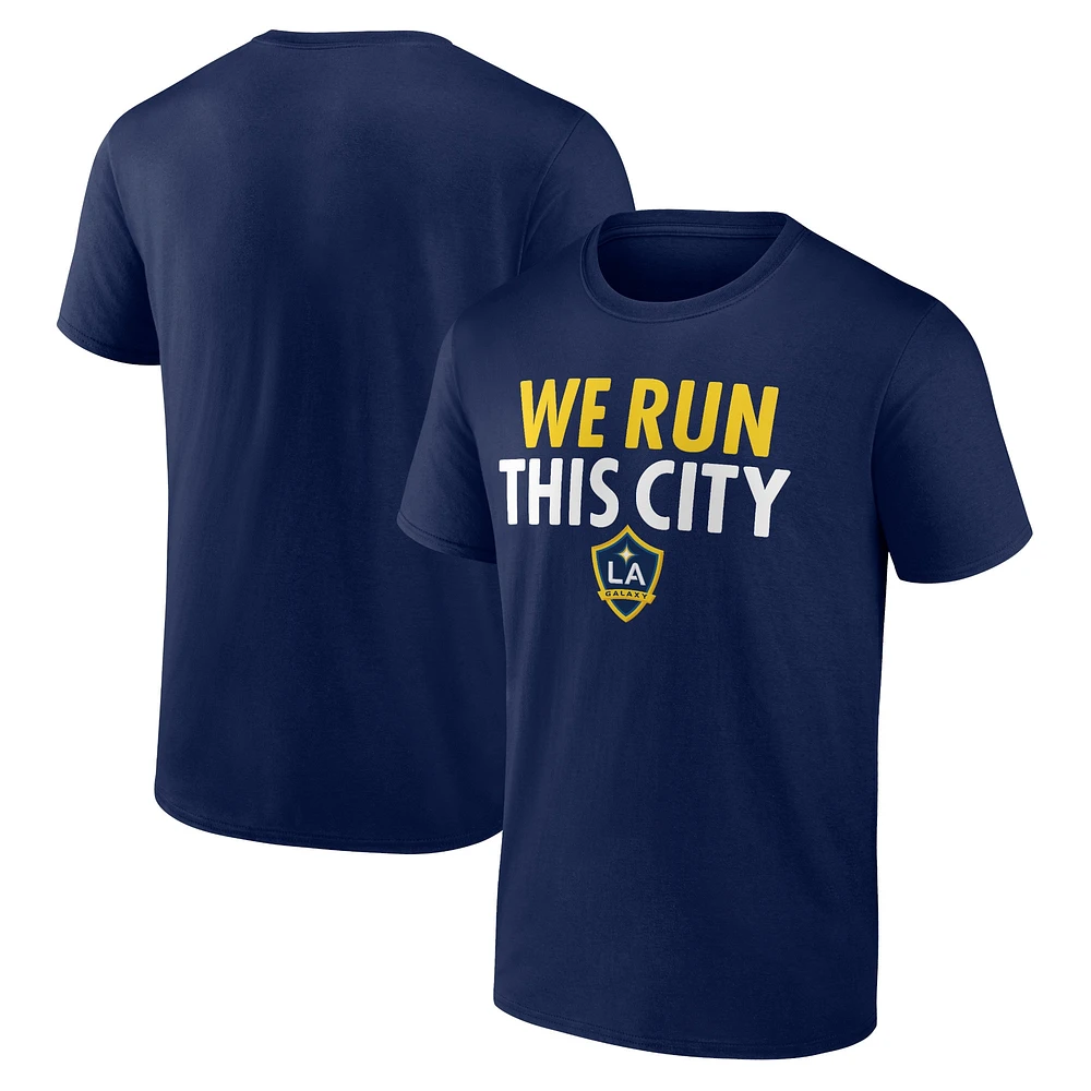 Men's Fanatics Navy LA Galaxy Iconic Team Chant T-Shirt