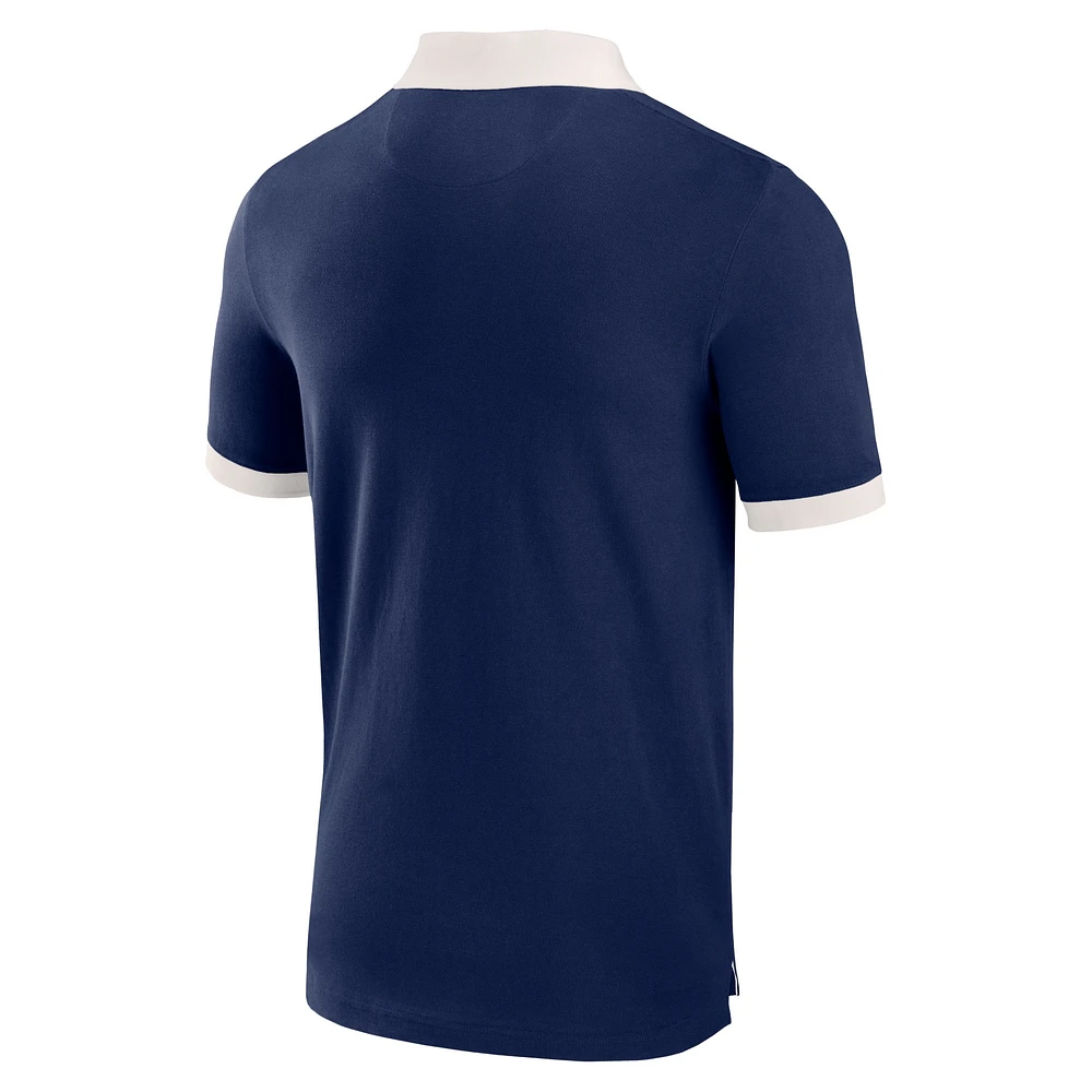 Polo pour homme bleu marine LA Galaxy Second Period de marque Fanatics