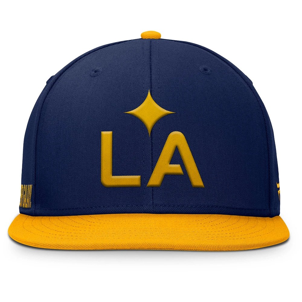 Men's Fanatics Navy LA Galaxy Sitter Snapback Hat