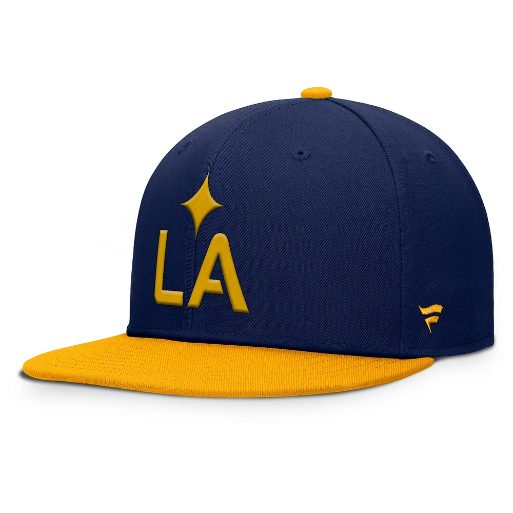 Men's Fanatics Navy LA Galaxy Sitter Snapback Hat