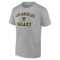 Men's Fanatics Steel LA Galaxy Heart & Soul T-Shirt