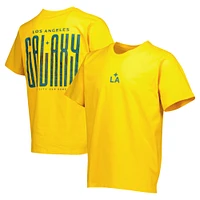 Men's Gold LA Galaxy Street Heavyweight Relaxed T-Shirt