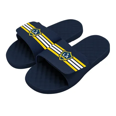 LA Galaxy ISlide Stripe Slide Sandals - Navy