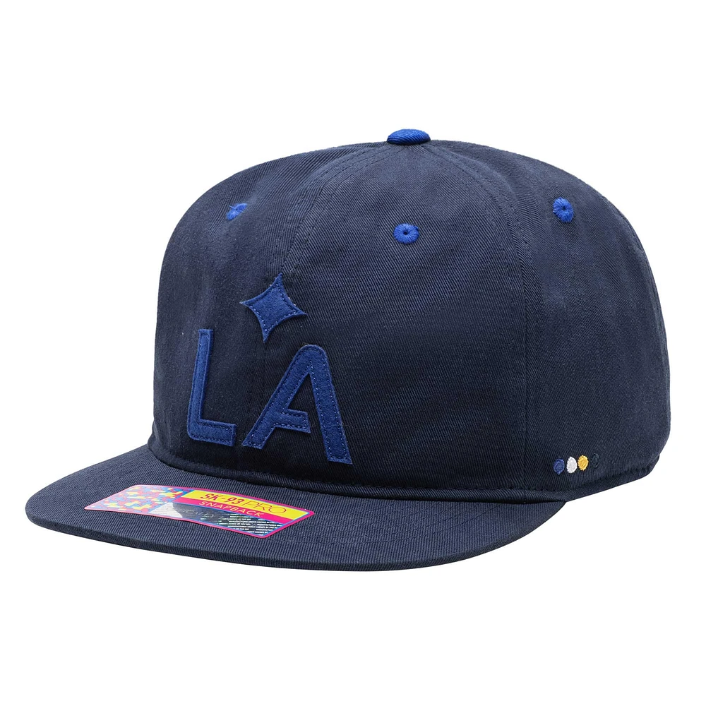 Casquette Snapback LA Galaxy Navy Bankroll pour hommes