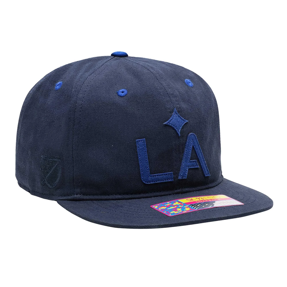 Men's LA Galaxy Navy Bankroll Snapback Hat