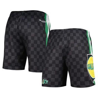 LA Galaxy Mitchell & Ness City Mesh Shorts - Black