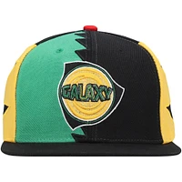 Mitchell & Ness Black LA Galaxy Historic Logo Since '96 Jersey Hook Snapback Hat