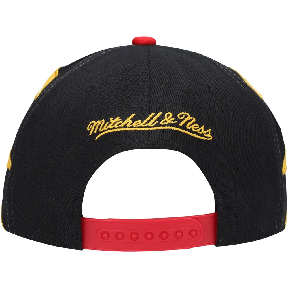 Men's Mitchell & Ness Black LA Galaxy Historic Logo Since '96 Jersey Hook Snapback Hat