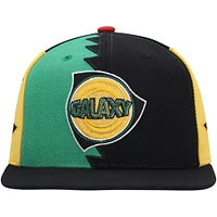 Men's Mitchell & Ness Black LA Galaxy Jersey Hook Snapback Hat