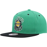 Casquette Snapback LA Galaxy Breakthrough Mitchell & Ness verte pour homme