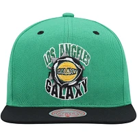 Men's Mitchell & Ness Green LA Galaxy Breakthrough Snapback Hat