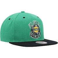 Casquette Snapback LA Galaxy Breakthrough Mitchell & Ness verte pour homme