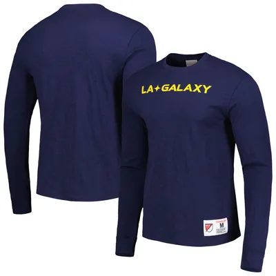 T-shirt à manches longues LA Galaxy Legendary Mitchell & Ness pour homme, bleu marine