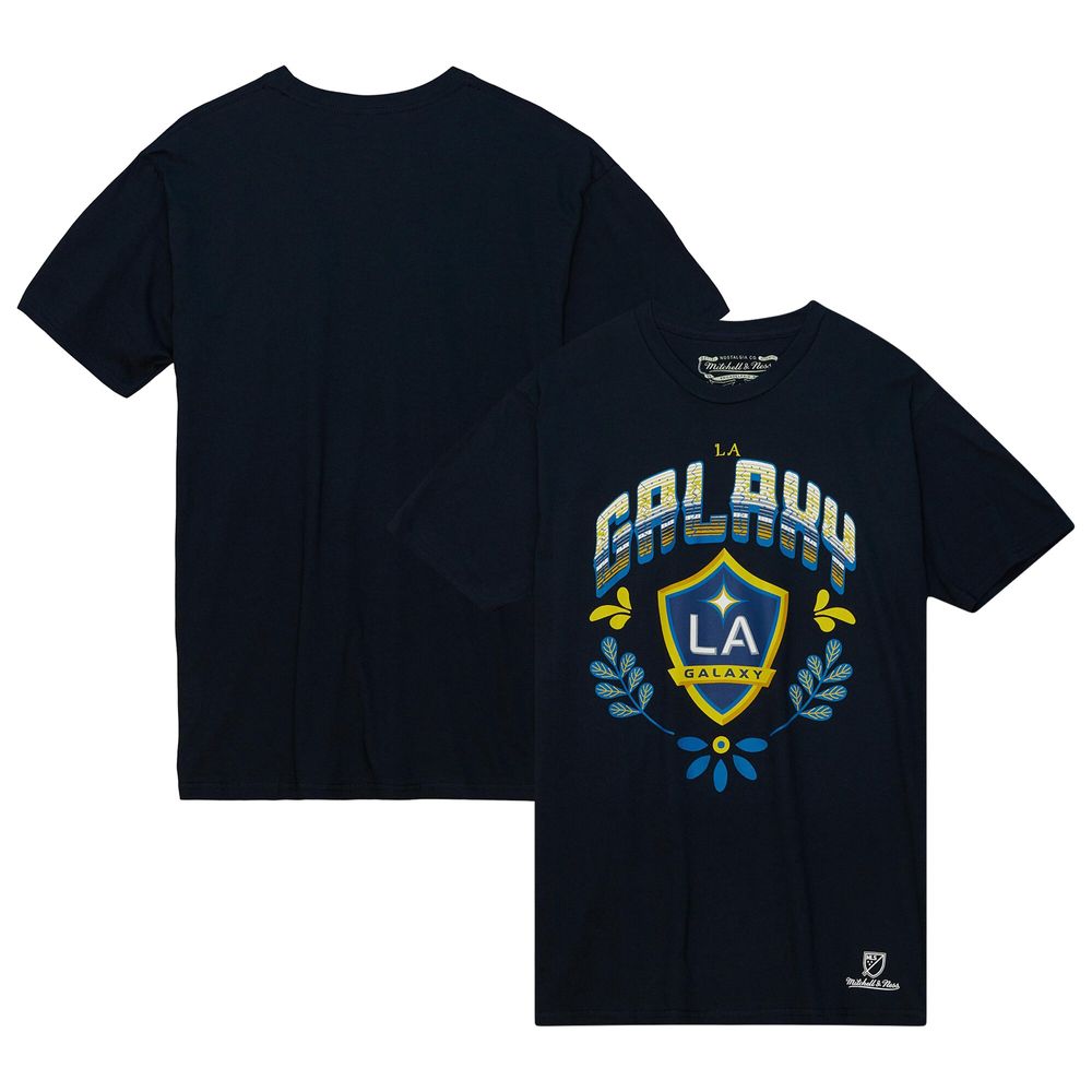 Men's Mitchell & Ness Navy LA Galaxy Serape T-Shirt