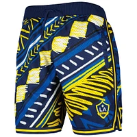 Short à LA mode tribal Galaxy bleu marine Mitchell & Ness pour hommes