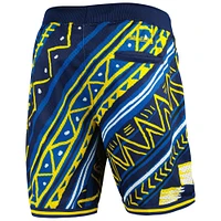 Short à LA mode tribal Galaxy bleu marine Mitchell & Ness pour hommes