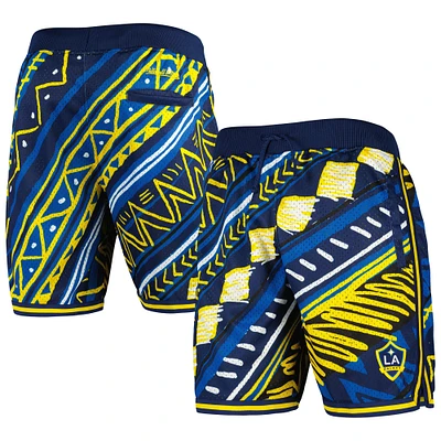 Men's Mitchell & Ness Navy LA Galaxy Tribal Fashion Shorts