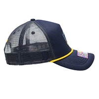 Men's Navy LA Galaxy Atmosphere Trucker Adjustable Hat