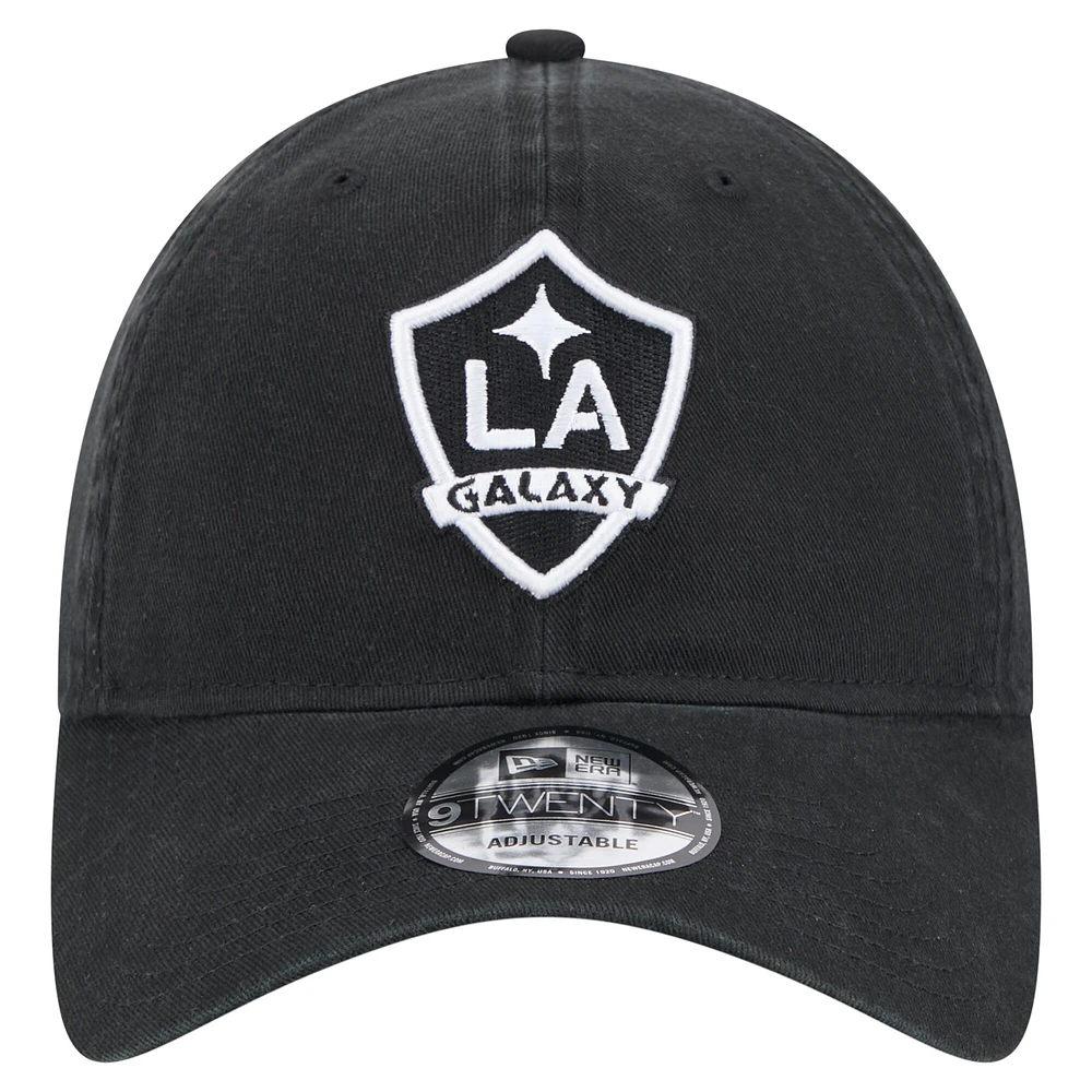 Men's New Era  Black LA Galaxy 2025 Kickoff 9TWENTY Adjustable Hat