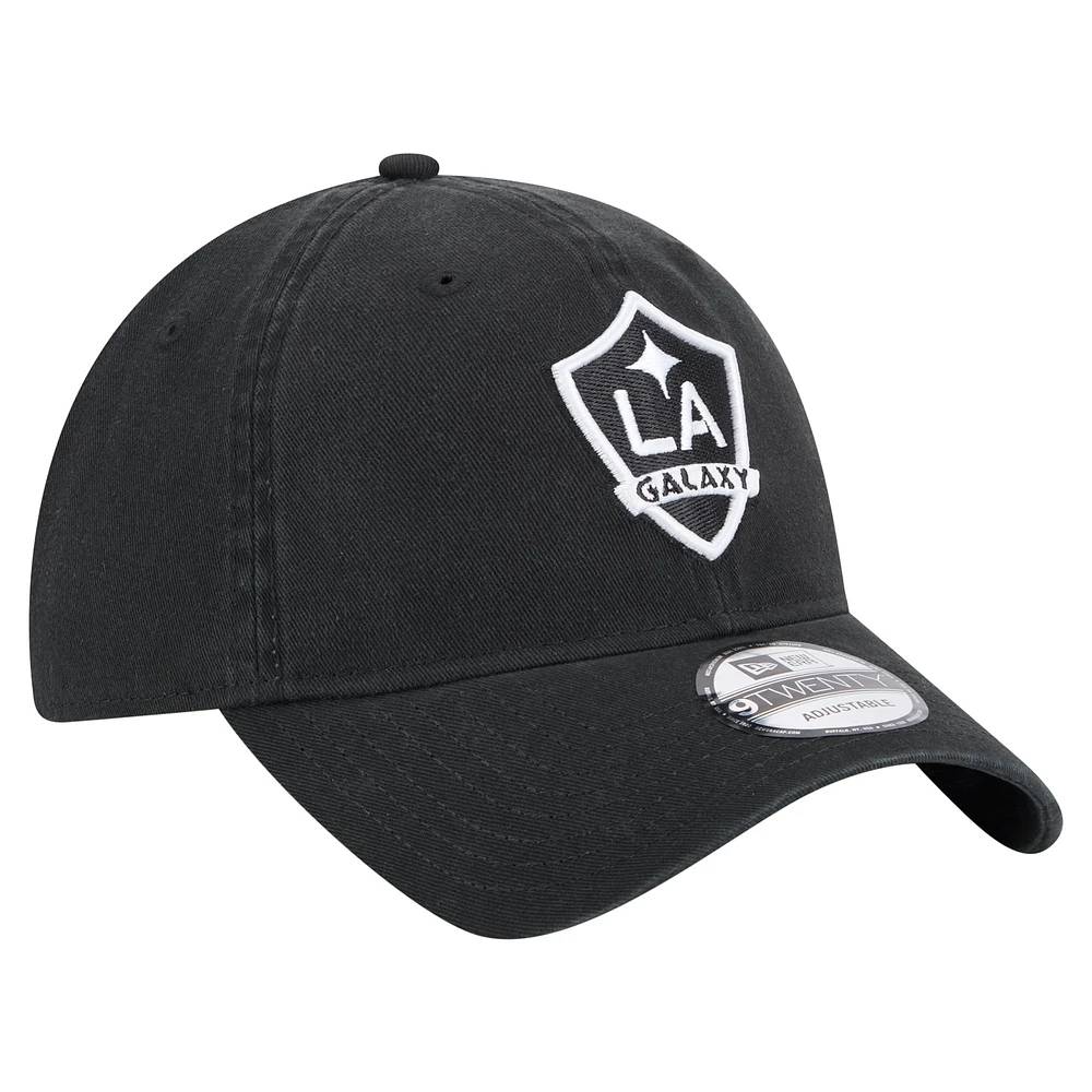 Men's New Era  Black LA Galaxy 2025 Kickoff 9TWENTY Adjustable Hat