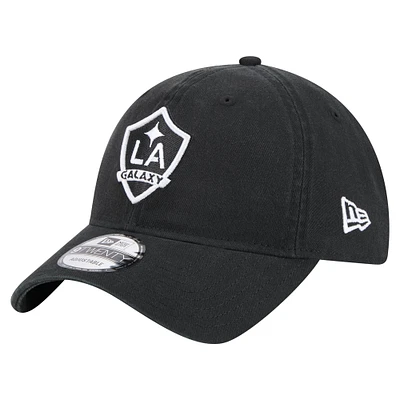Men's New Era  Black LA Galaxy 2025 Kickoff 9TWENTY Adjustable Hat