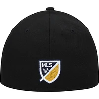 Men's New Era Black LA Galaxy Primary Logo Low Profile 59FIFTY Fitted Hat