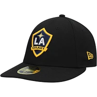 Casquette ajustée 59FIFTY noire à logo principal LA Galaxy New Era pour homme