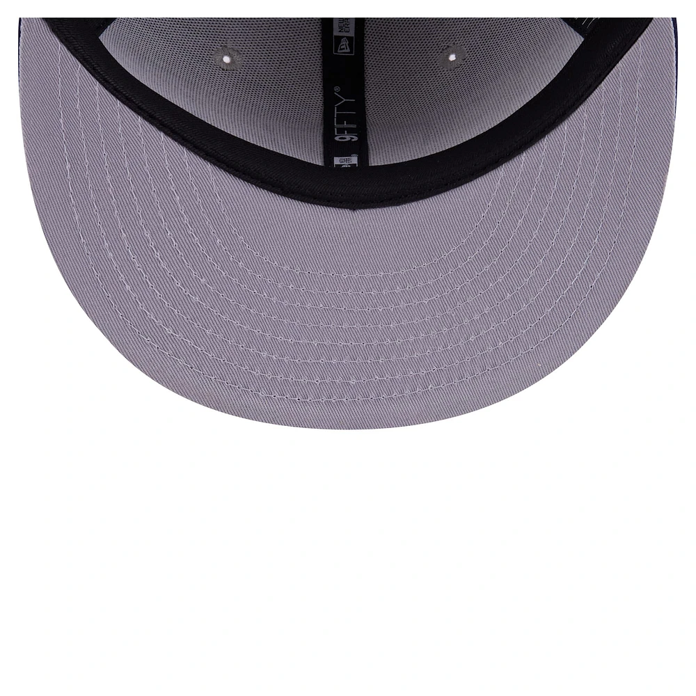 Men's New Era Gray LA Galaxy Color Pack Two-Tone 9FIFTY Snapback Hat