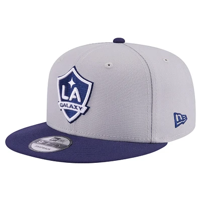 Casquette snapback bicolore 9FIFTY New Era grise LA Galaxy Color Pack pour homme