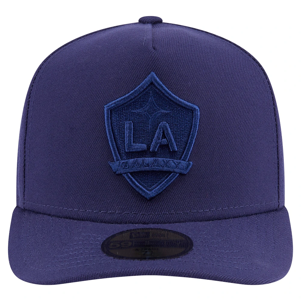 Casquette ajustée New Era 59FIFTY bleu marine LA Galaxy Color Pack pour homme