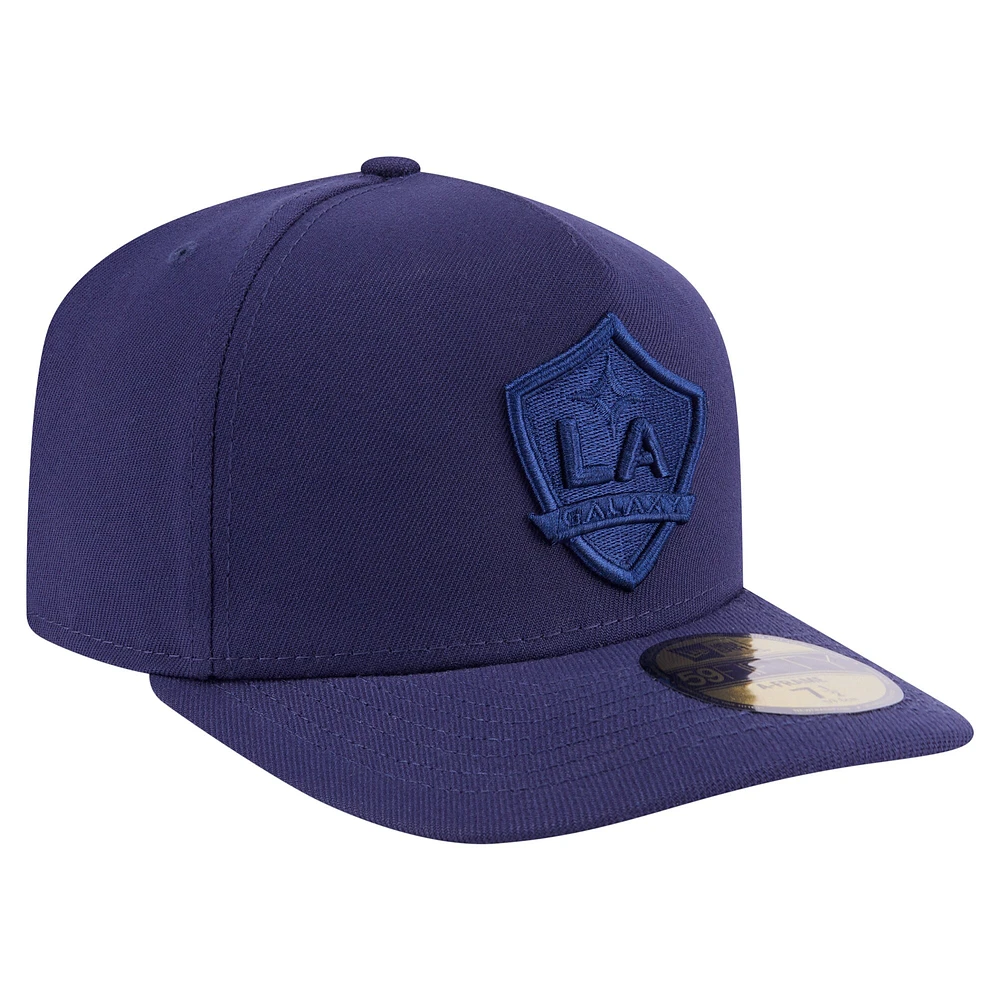Casquette ajustée New Era 59FIFTY bleu marine LA Galaxy Color Pack pour homme