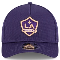 Casquette ajustable New Era Purple LA Galaxy 2025 Jersey Hook 9FORTY M-Crown pour homme