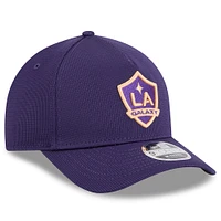 Casquette ajustable New Era Purple LA Galaxy 2025 Jersey Hook 9FORTY M-Crown pour homme