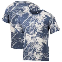 T-shirt décontracté gris pour homme, motif équipe LA Galaxy, design sportif suédois