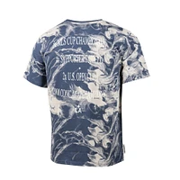 T-shirt décontracté gris pour homme, motif équipe LA Galaxy, design sportif suédois