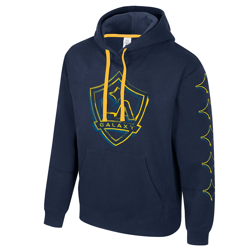 Men's Stadium Essentials Navy LA Galaxy Elementized Pullover Hoodie