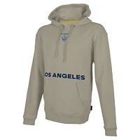 Men's Stadium Essentials Tan LA Galaxy Status Pullover Hoodie